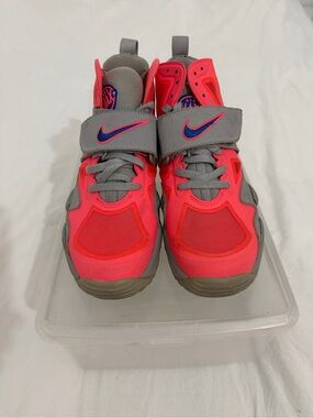Nike Bright Pink & Gray High-Top Sneakers